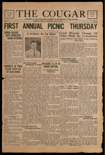 The Cougar, Vol. 5, No. 12, May 18, 1932
