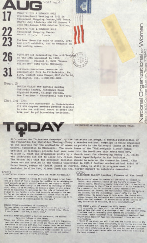 Austin NOW, August 1975