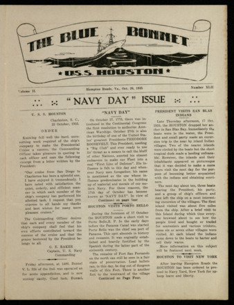 The Blue Bonnet, Vol. 2, No. 42, October 26, 1935
