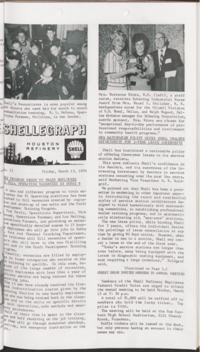Shellegraph, No. 11, March 13, 1970