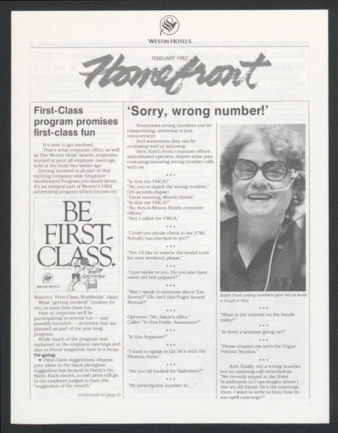 Homefront, February 1982
