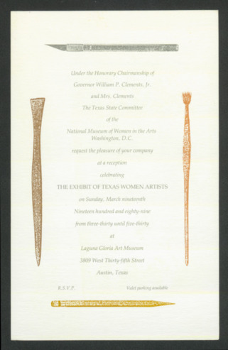 The Exhibit of Texas Women Artists
