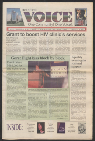 Houston Voice, No. 935, September 25, 1998