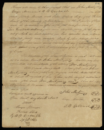 Republic bond from Benjamin Briggs Goodrich