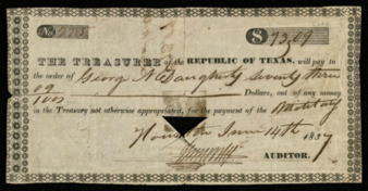 Pay certificate to George Daugherty