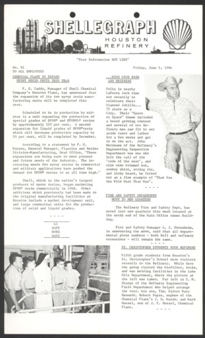 Shellegraph, No. 81, June 5, 1964 