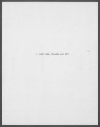 Carroll Harris Simms Clippings, 1940s-1970s