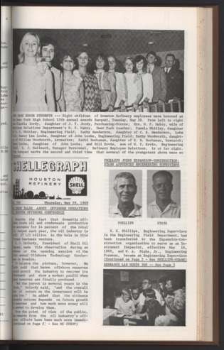 Shellegraph, No. 338, May 29, 1969