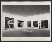 Photos of "Paintings from 1971" exhibit at Rice Unversity