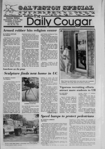 The Daily Cougar. Vol. 50, No. [112], June 27,1984.
