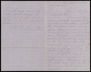 Letter from William Edgerton to Dorothy Edgerton, regarding being slightly wounded