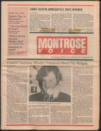 Montrose Voice, No. 131, April 29, 1983