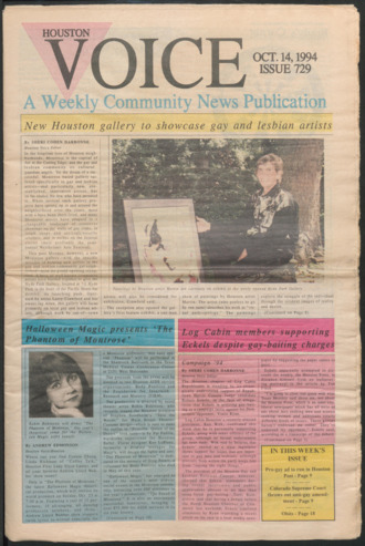 Houston Voice, No. 729, October 14, 1994