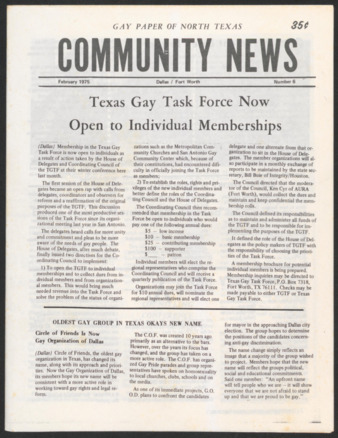 Community News, No. 6, February 1975
