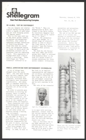 Shellegram, Vol. 41, No. 2, January 8, 1976