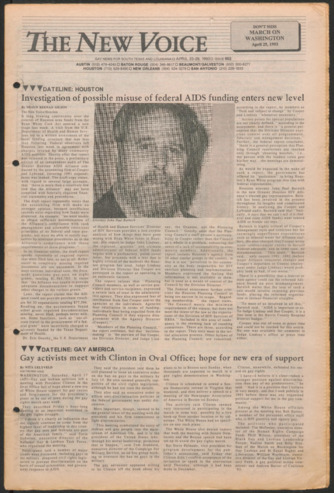 The New Voice, No. 652, April 23-29, 1993