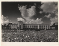 Exterior frontal view of the Roy G. Cullen Memorial Building