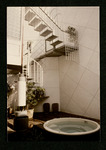 Keeland Residence, hot tub and patio after 1984 remodeling