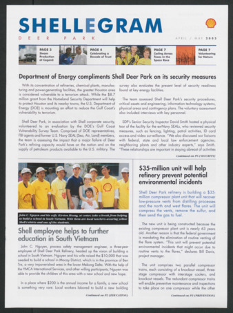 Shellegram, April-May 2003