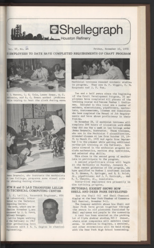 Shellegram, Vol. 37, No. [43], November 10, 1972