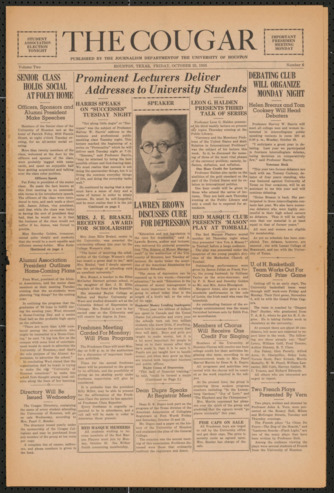 The Cougar, Vol. 2, No. 6, October 25, 1935