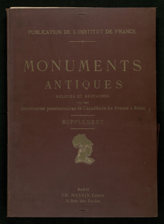 Monuments antiques, Supplement
