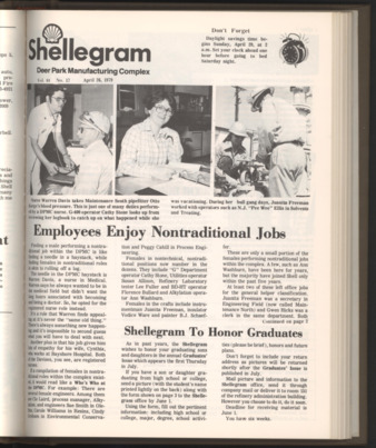 Shellegram, Vol. 44, No. 17, April 26, 1979