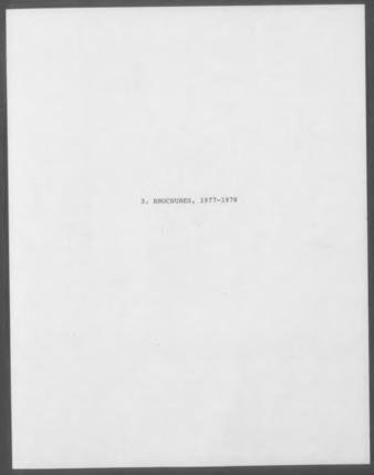 Mary D. Albrecht brochures