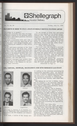 Shellegram, Vol. 37, No. 28, July 21, 1972