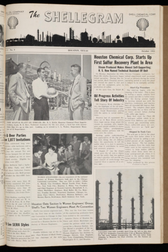 The Shellegram, Vol. 17, No. 9, October 1952