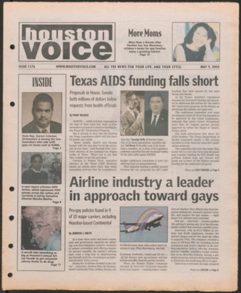 Houston Voice, No. 1176, May 9, 2003