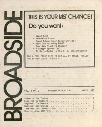 Broadside, Vol. 8, No. 3, March 1977