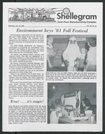 Shellegram, Vol. 46, No. 44, October 29, 1981