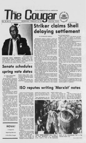 The Daily Cougar. Vol. 39, No. 78, February 28, 1973.