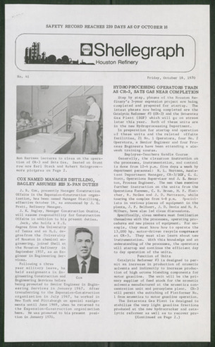 Shellegraph, No. 41, October 16, 1970