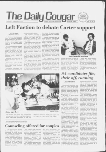 The Daily Cougar. Vol. 45, No. 92, February 15, 1979.