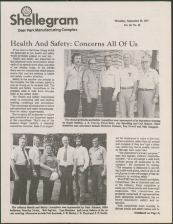 Shellegram, Vol. 42, No. 35, September 22, 1977