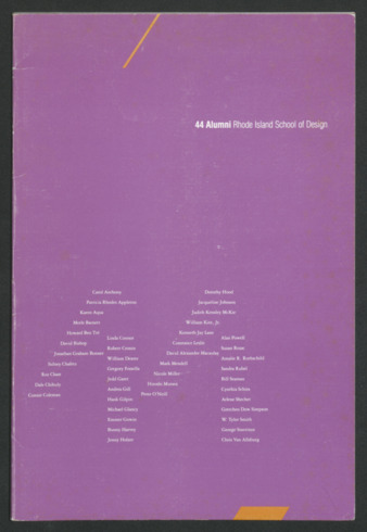 44 Alumni Rhode Island School of Design