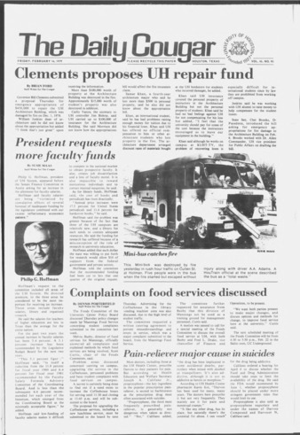 The Daily Cougar. Vol. 45, No. 93, February 16, 1979.