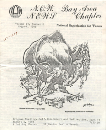 NOW News Bay Area Chapter, Vol. 11, No. 8, August 1983
