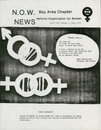 NOW News Bay Area Chapter, Vol. 3, No. 6, June 1975
