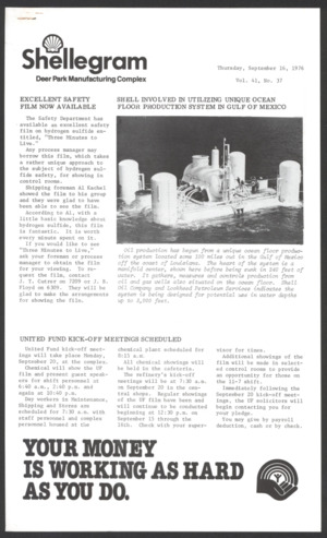 Shellegram, Vol. 41, No. 37, September 16, 1976