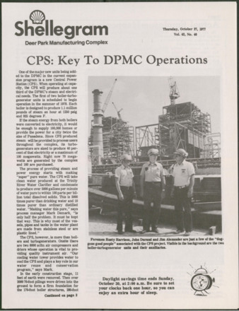 Shellegram, Vol. 42, No. 40, October 27, 1977