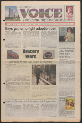 Houston Voice, No. 915, May 8, 1998