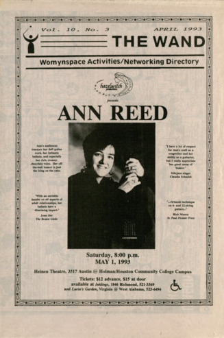 The Wand, Vol. 10, [No. 4], April 1993