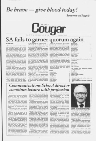 The Daily Cougar. Vol. 45, No. 53, November 8, 1978.