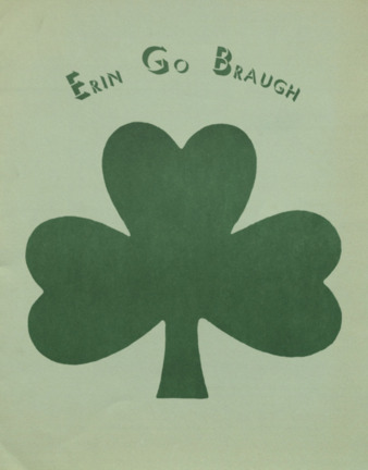 Shamrock Hotel St. Patrick's Day menu