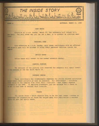 The Inside Story, No. 41, March 22, 1980