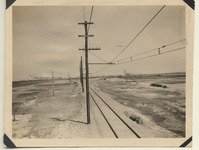 View down the reconstructed track at Oyster