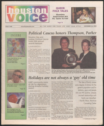 Houston Voice, No. 1048, November 24, 2000
